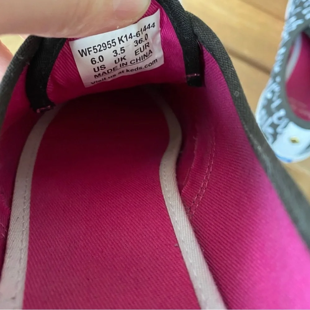 Kate Spade New York KEDS Sneakers Love black/white size 6